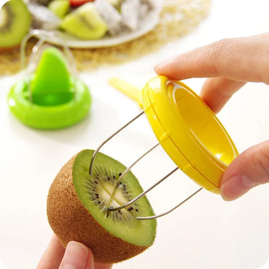 Fast Peel Kiwi Cutter Fruit Peeler Slicer Lemon Kiwi Slicer Peeling Pitaya Spiralizer Kitchen Gadgets Salad Cooking Tools