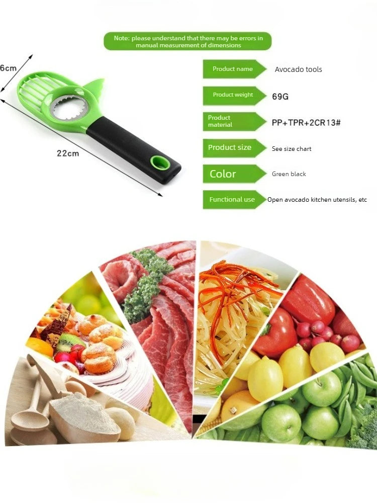 Avocado Knife Gadget Stainless Steel