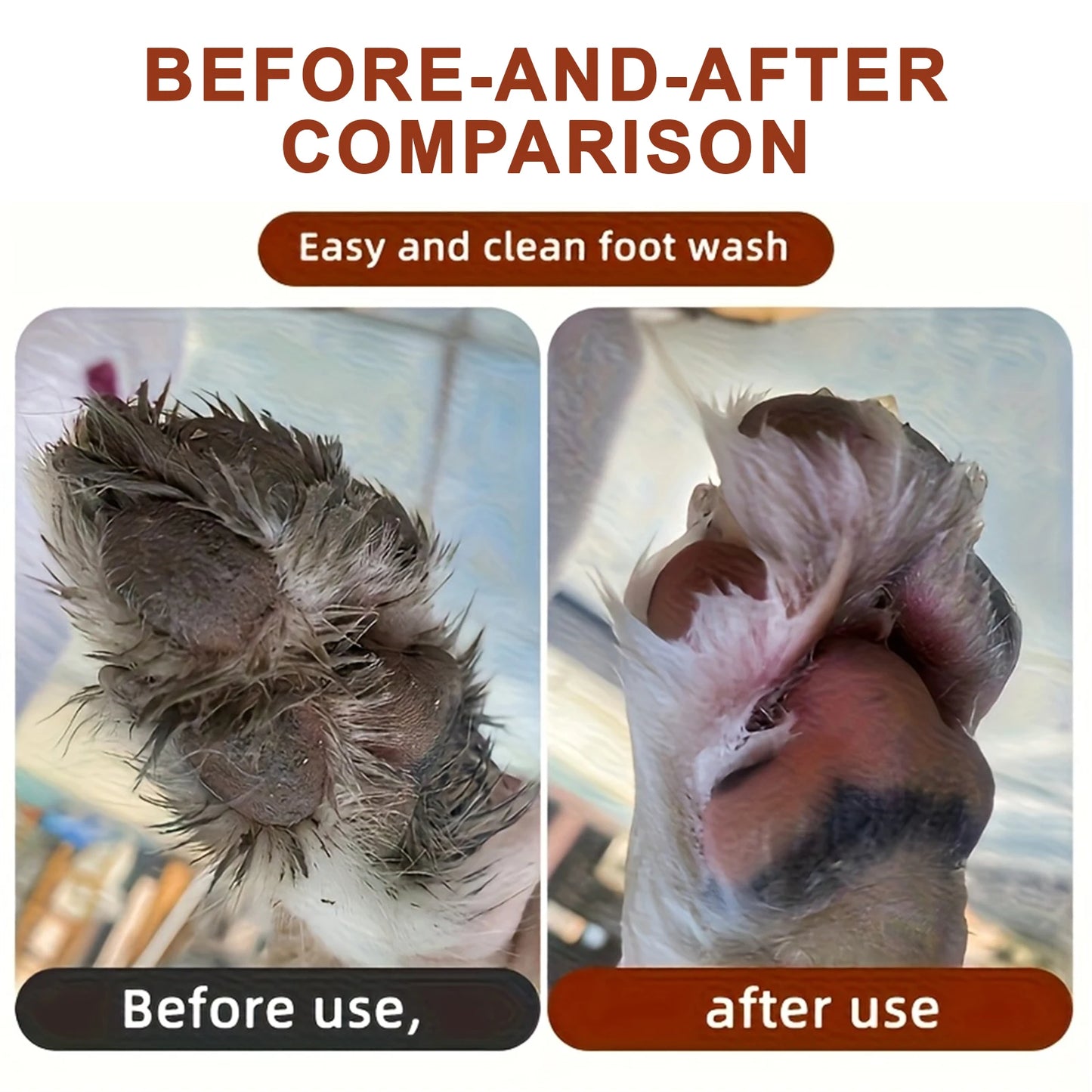 Pet Paw Cleaner for Cats & Dogs