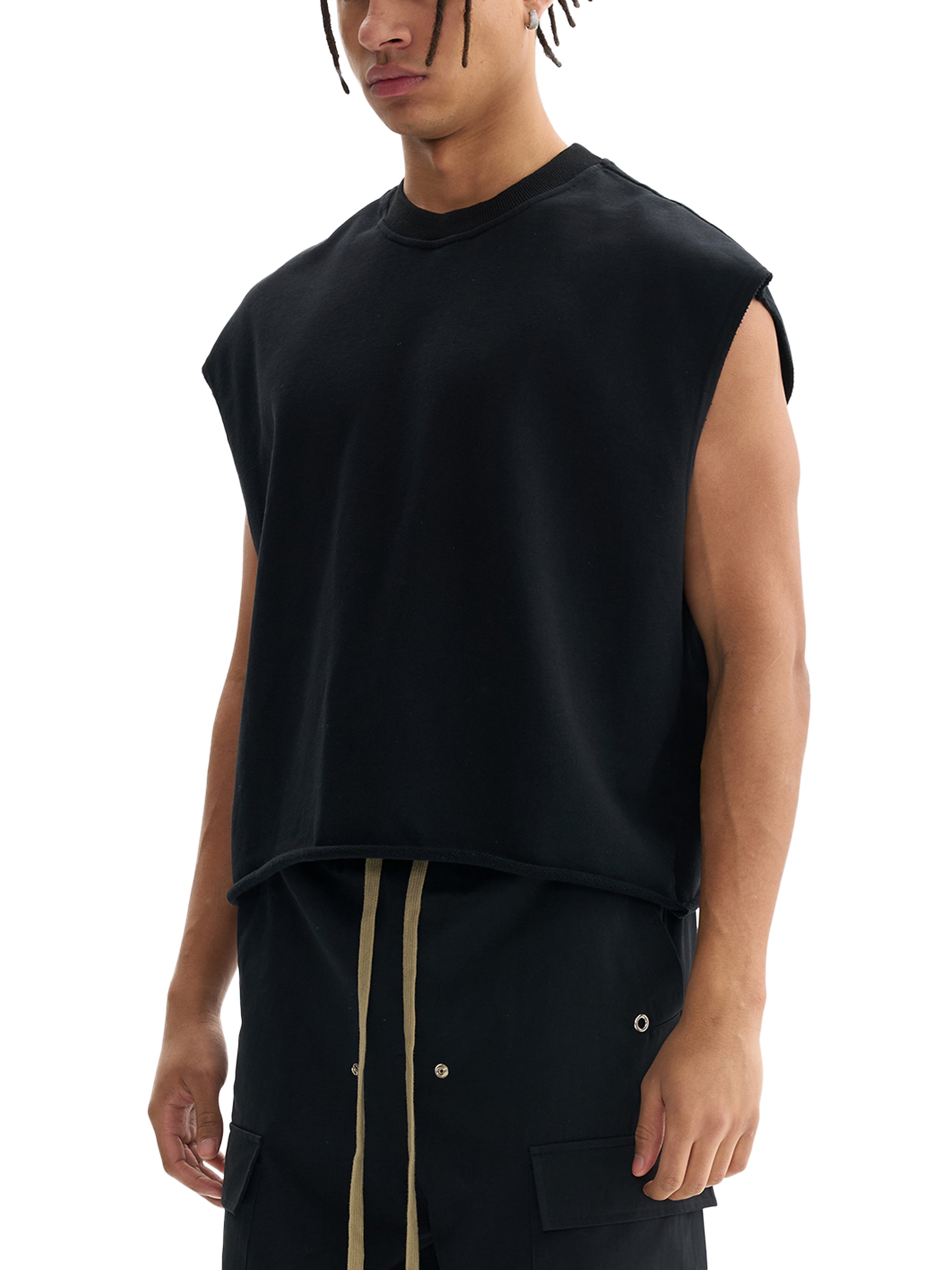 Boxy Cropped Tank Top