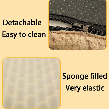 Fur Cover Orthopedic Waterproof Dog Bed