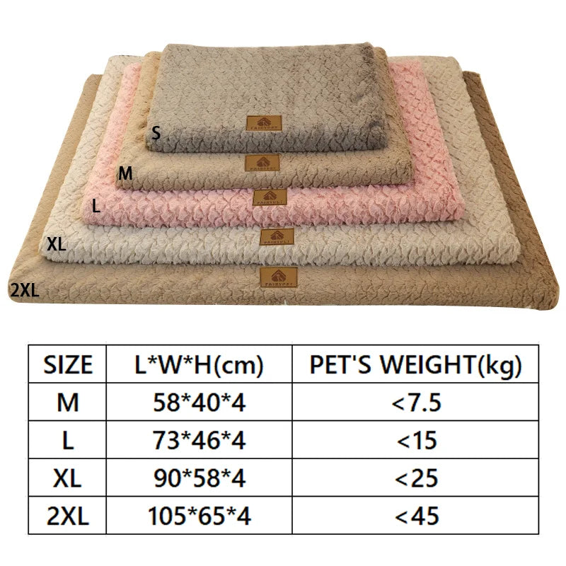 Fur Cover Orthopedic Waterproof Dog Bed
