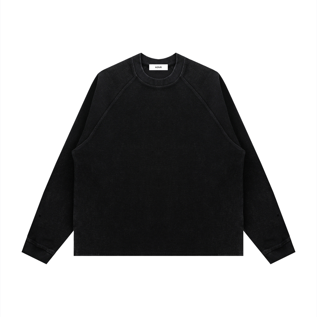 Vintage Wash Boxy Waffle T-Shirt