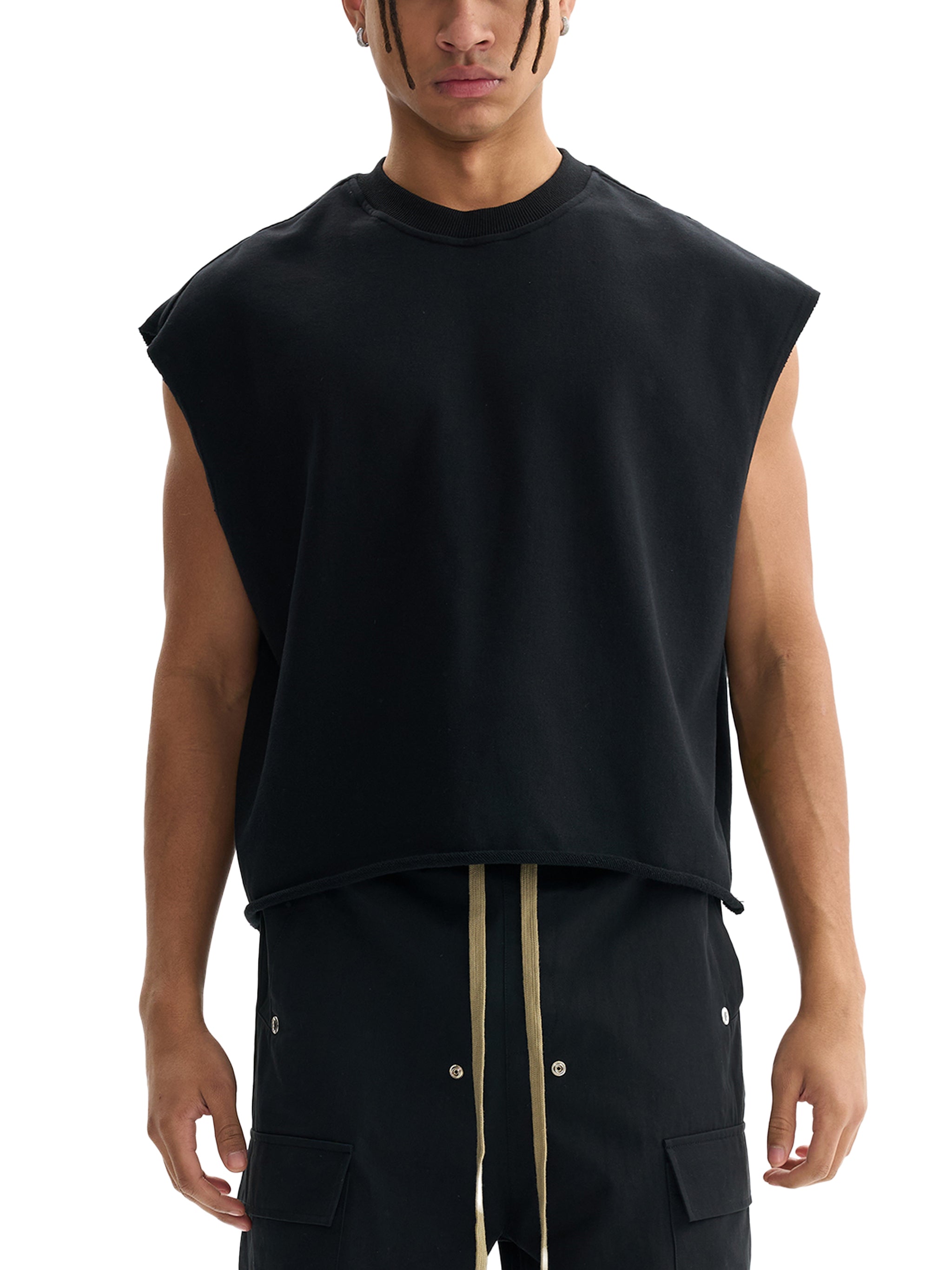 Boxy Cropped Tank Top