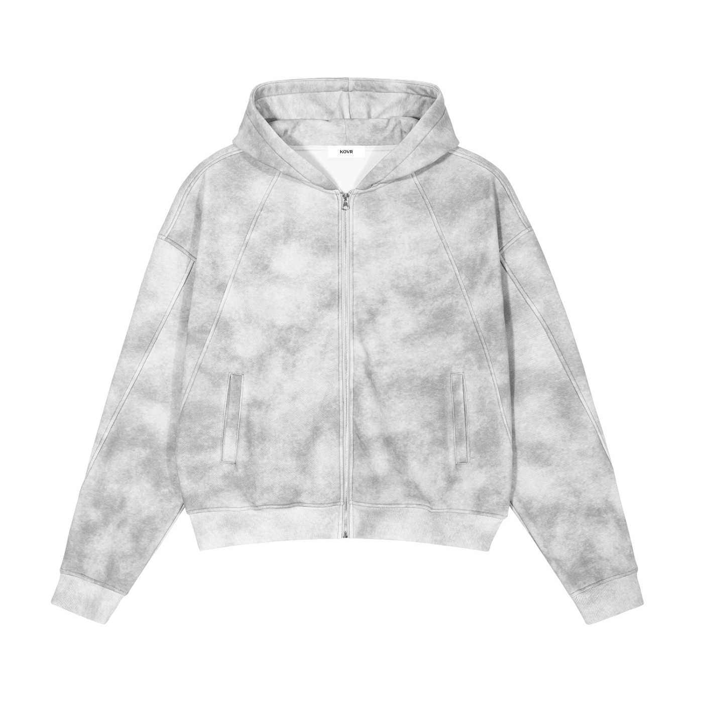 Washed Zip-Up Hoodie