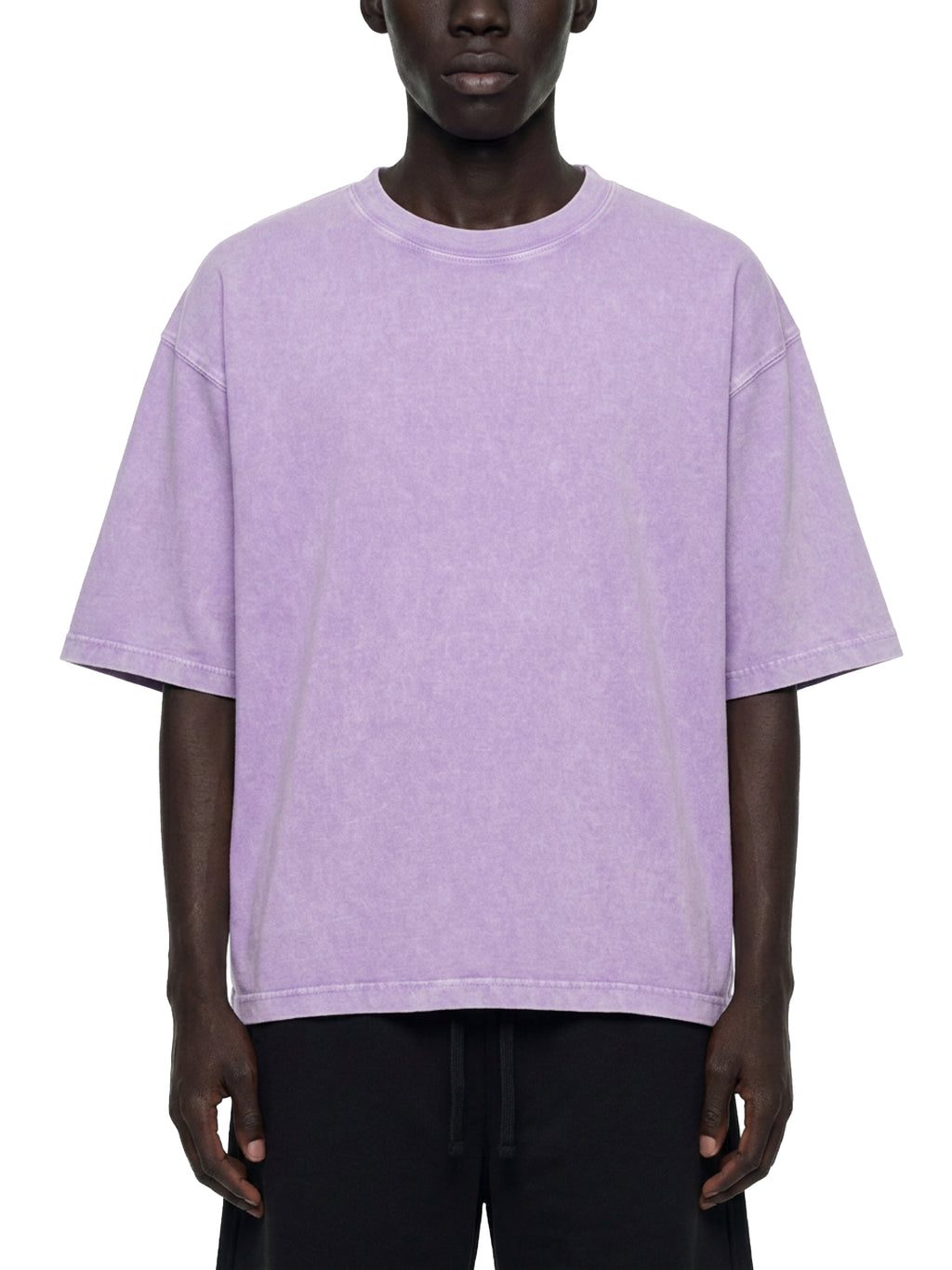Mineral Wash Boxy Cotton T-Shirt