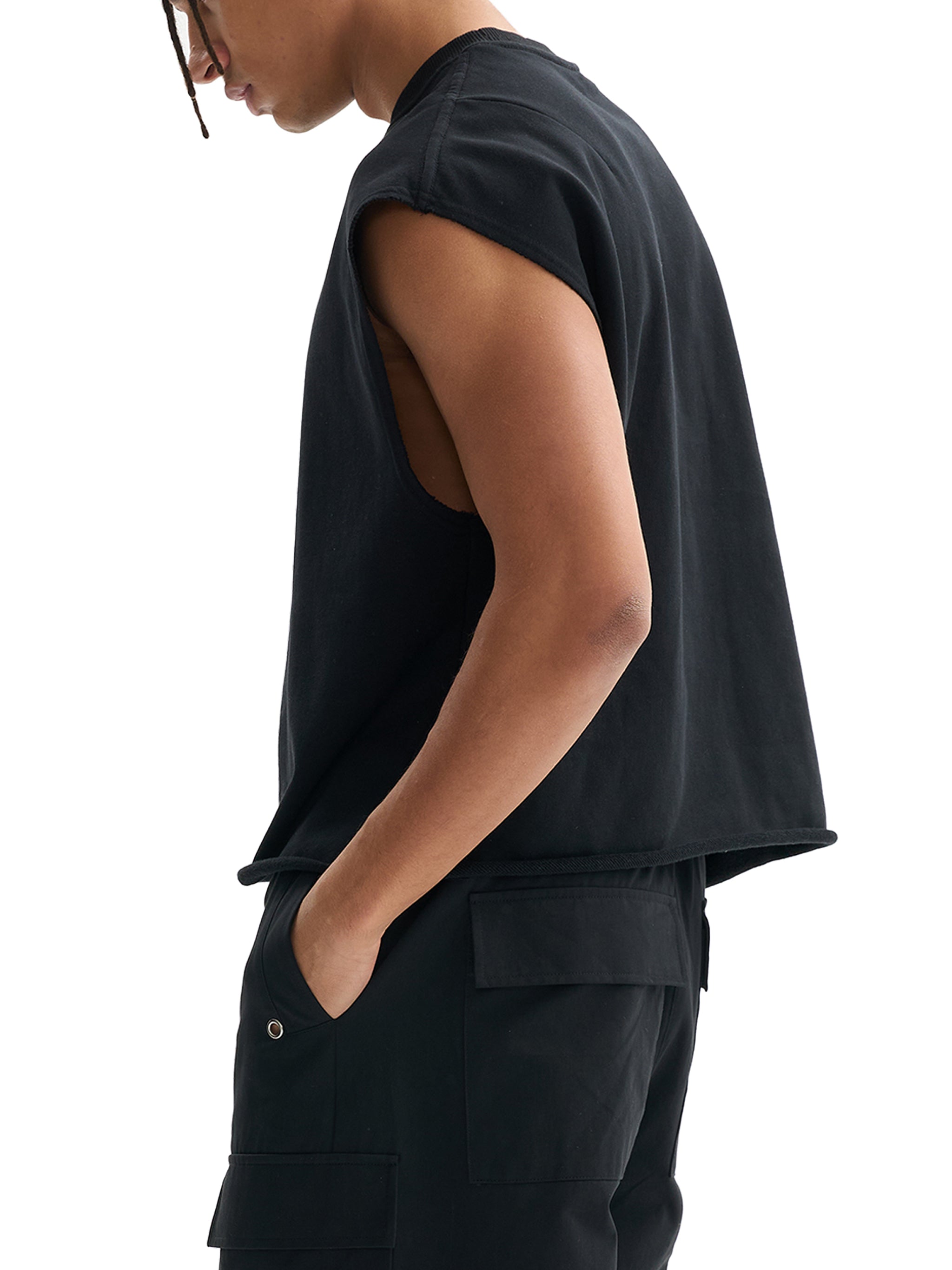 Boxy Cropped Tank Top