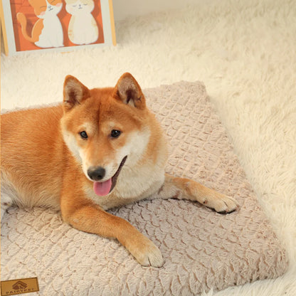Fur Cover Orthopedic Waterproof Dog Bed