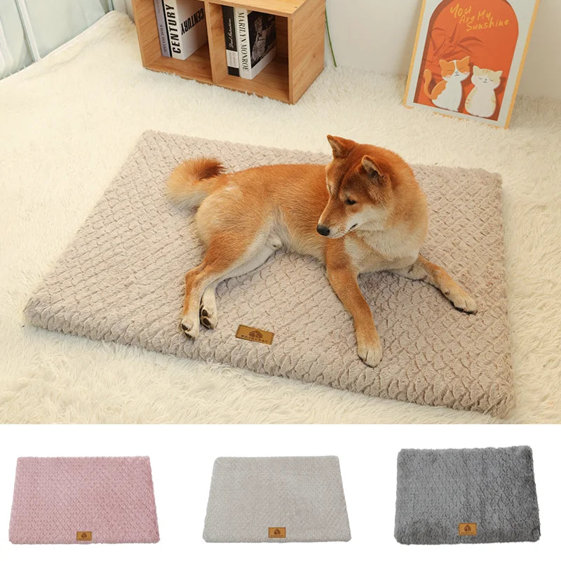 Fur Cover Orthopedic Waterproof Dog Bed