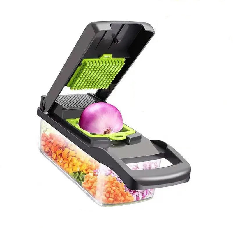 14Set of multifunctional grater, potato shredded vegetables, dicing, handy gadget slicer, kitchen for home, lazy shredding