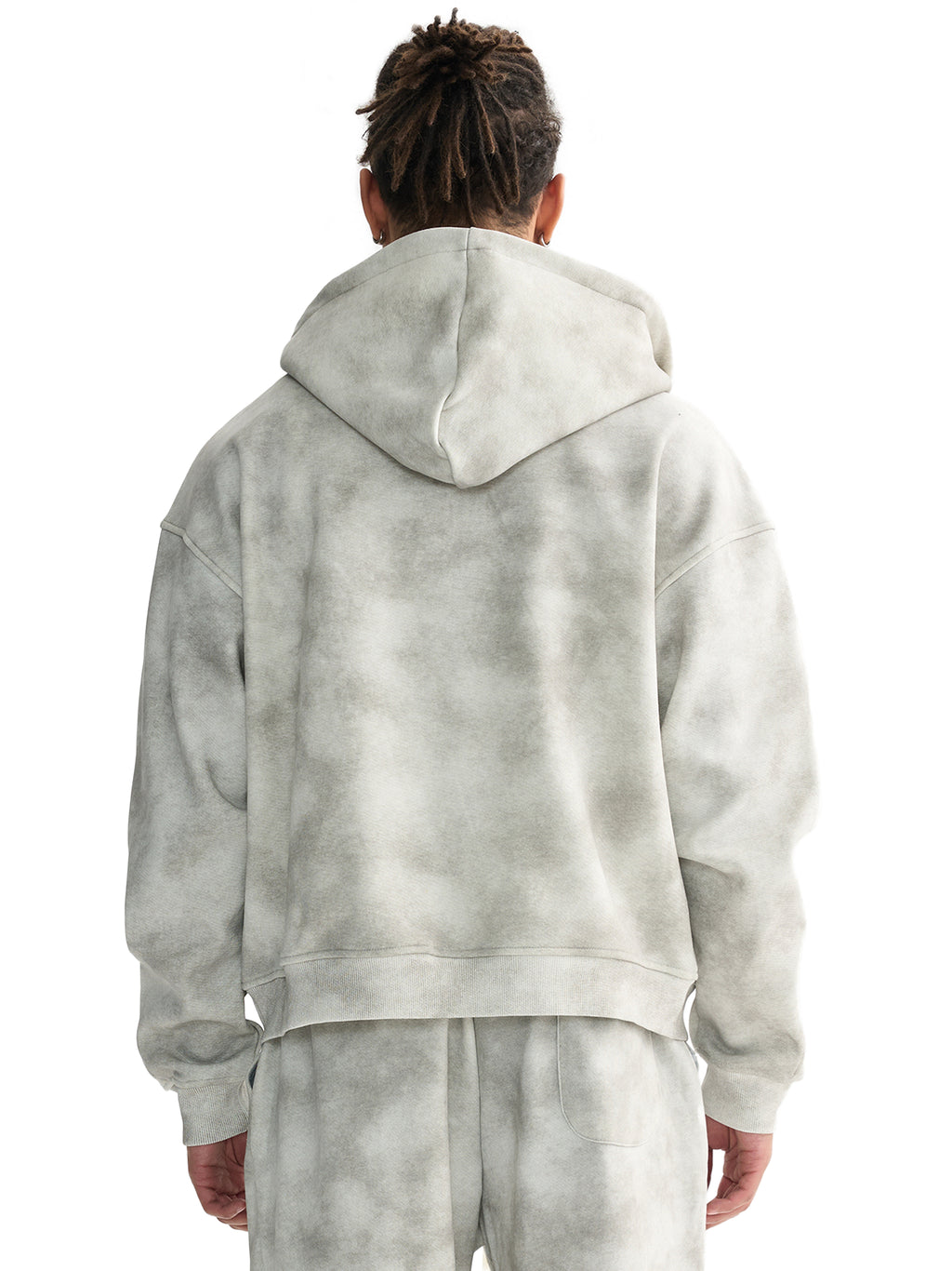 Washed Zip-Up Hoodie