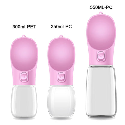 Portable Pet Water Bottle Bowl